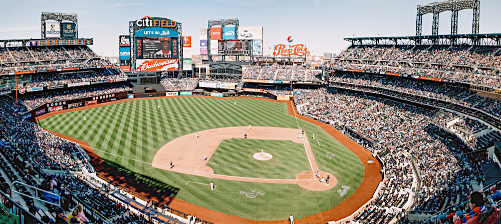CitiField baseball stadium in new york city. The NY Mets who play there are one of the teams that local sports fan can now legally wager on via regulated online sportsbooks like the newly launched PointsBet