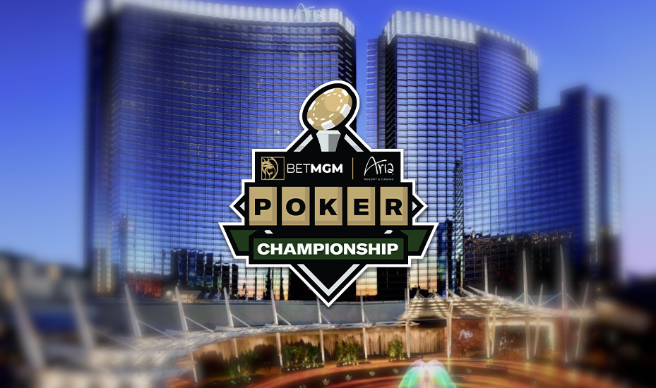 promo image for the first-ever BetMGM Poker Championship taking place in Las Vegas in June, during the ARIA Poker Classic.