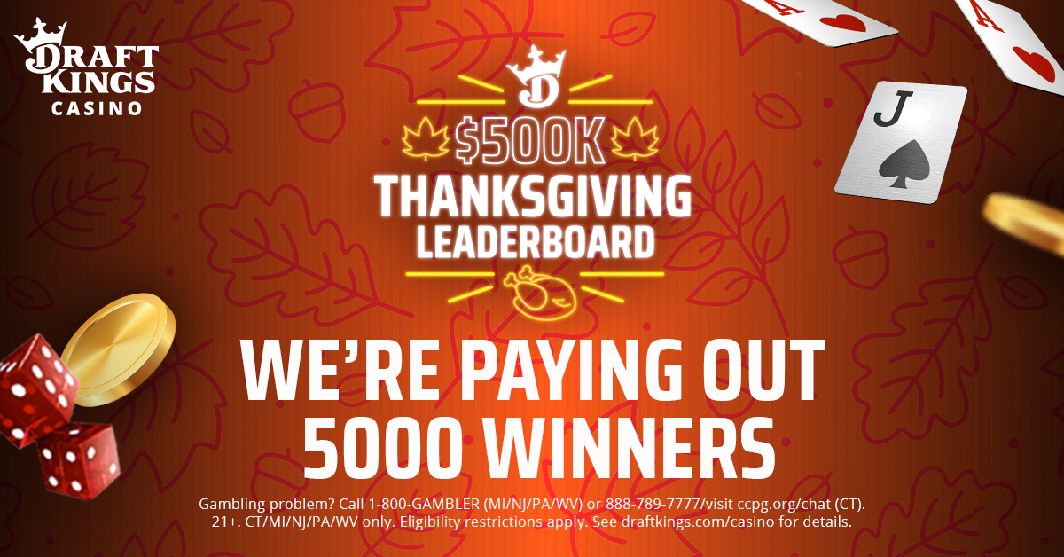 Big Online Casino Promotions Available Thanksgiving Weekend