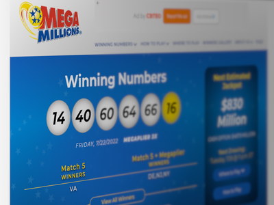 Mega Millions Jackpot Hits $830 Million, Third-Largest in History