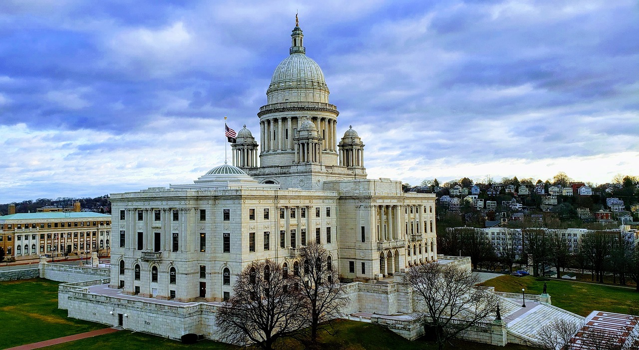 Image of Rhode Island State House, where the online casino bill is being considered. Rhode Island Online Casino Bill Passes Senate, Heads to House