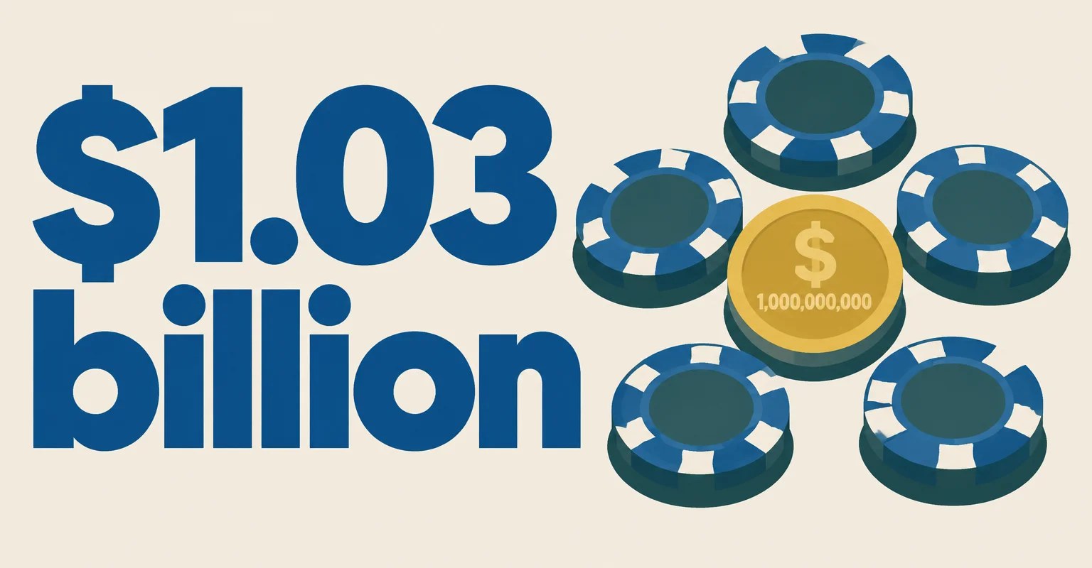 U.S. Online Casino Revenue Clears $1 Billion for the Fifth Time in Six Months