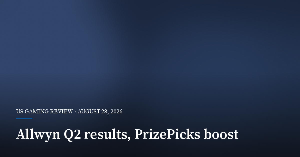 Allwyn Revenue Jumps as PrizePicks Boosts North America