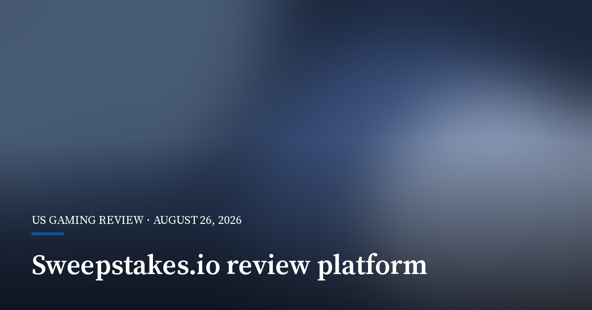 Sweepstakes.io Revamps Review Platform for Sweepstakes Market