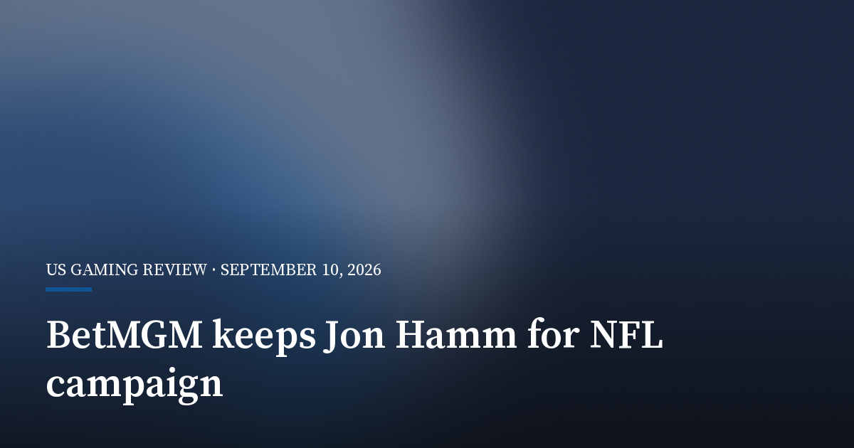 BetMGM Keeps Jon Hamm for New NFL Campaign