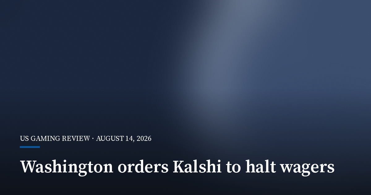 Washington Judge Orders Kalshi to Halt Most Wagers