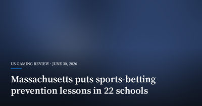 Massachusetts Puts Sports-Betting Prevention Lessons in 22 Schools
