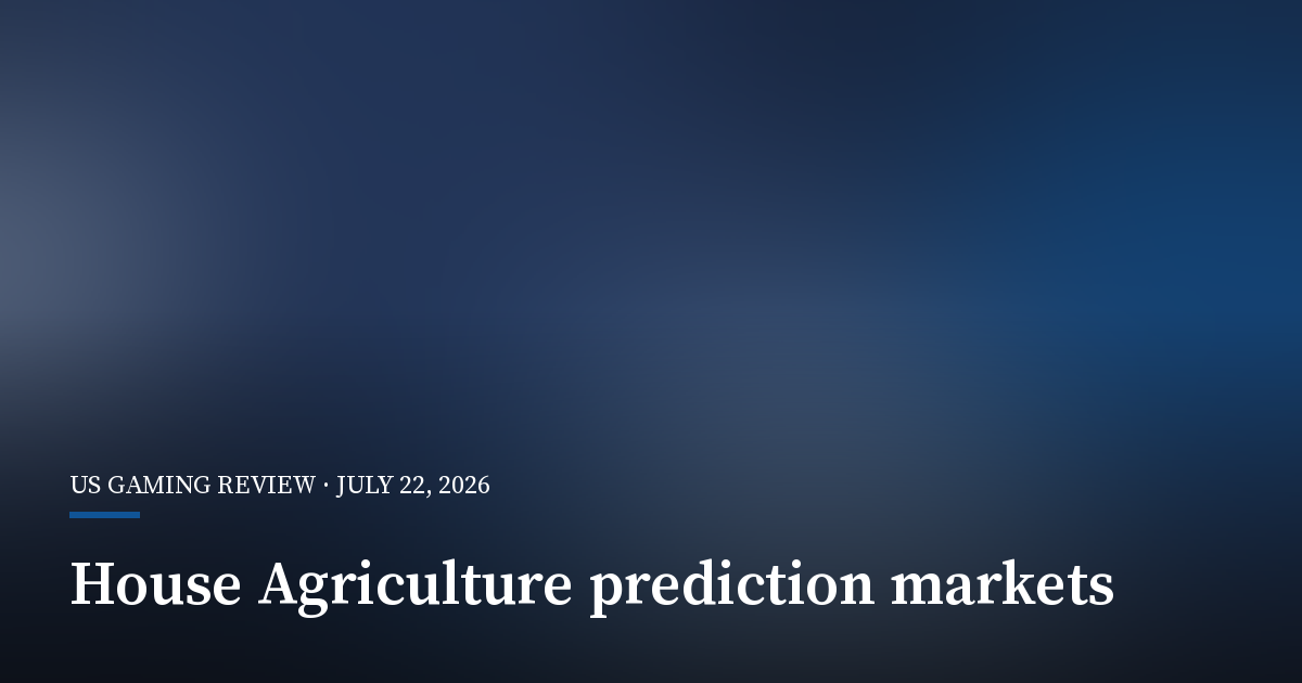 Tribal Gaming Chief Warns Prediction Markets Threaten State Authority