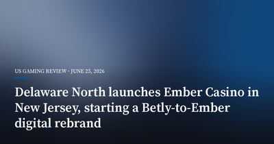 Delaware North Launches Ember Casino in New Jersey, Starting a Betly-To-Ember Digital Rebrand