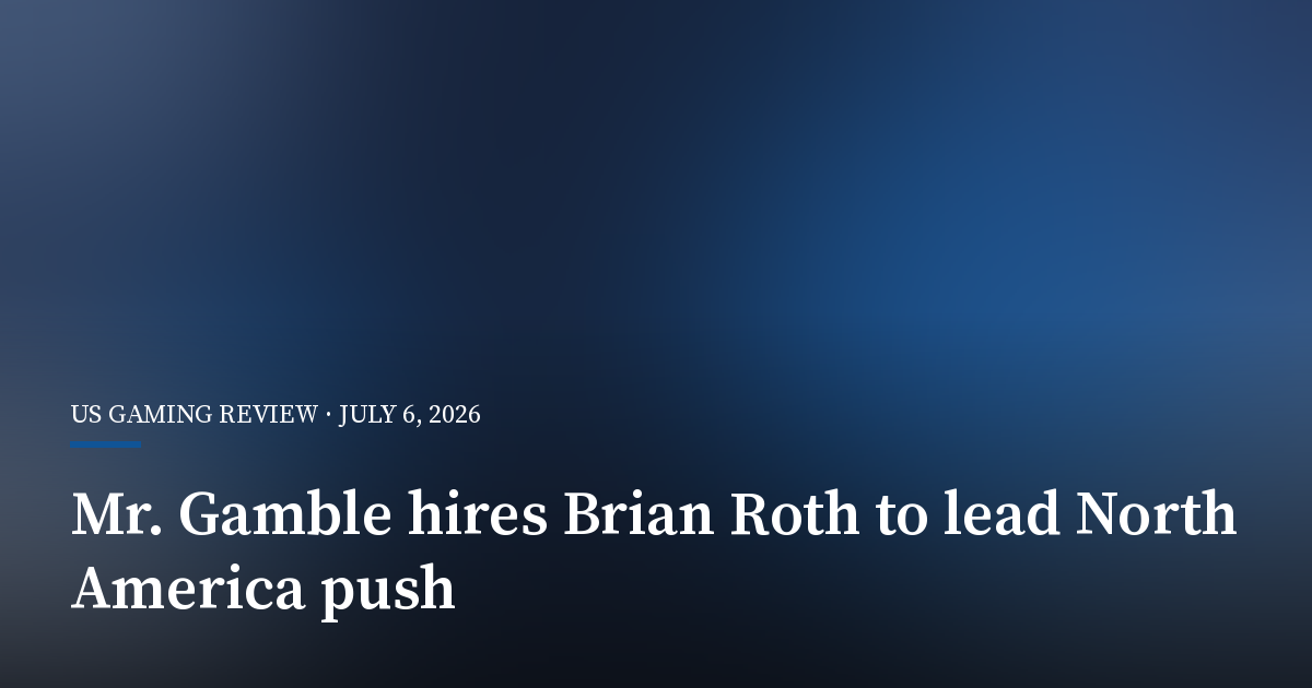 Mr. Gamble Hires Brian Roth to Lead North America Push