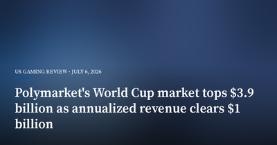 Polymarket's World Cup Market Tops $3.9 Billion as Annualized Revenue Clears $1 Billion