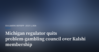 Michigan Regulator Quits Problem-Gambling Council Over Kalshi Membership
