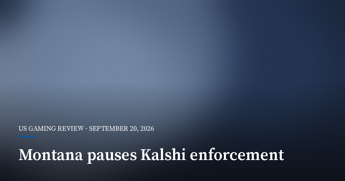 Montana Pauses Kalshi Enforcement During Ninth Circuit Rehearing Bid