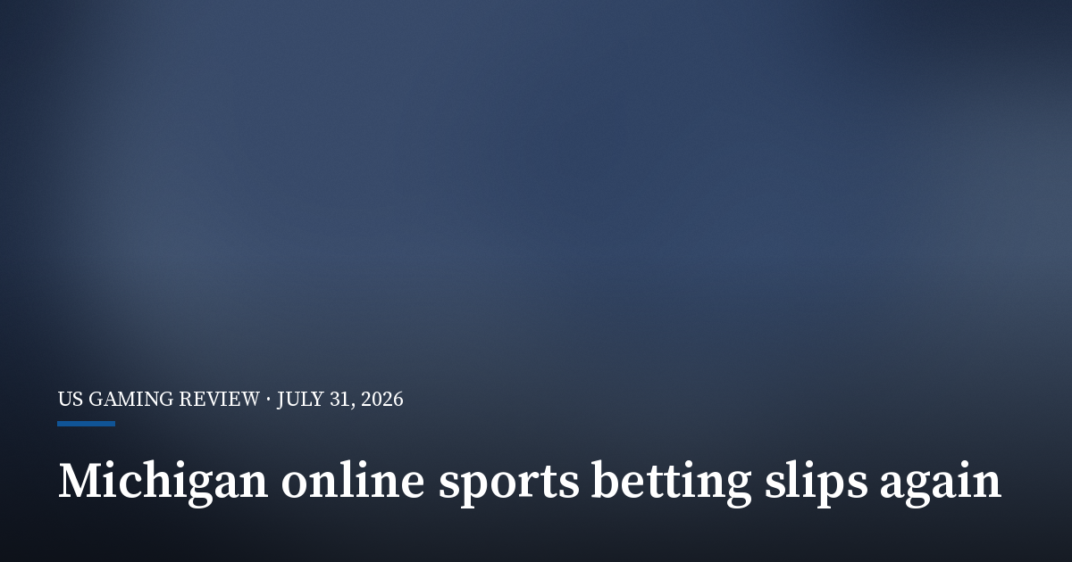 Michigan Online Sports Betting Falls for Third Straight Month