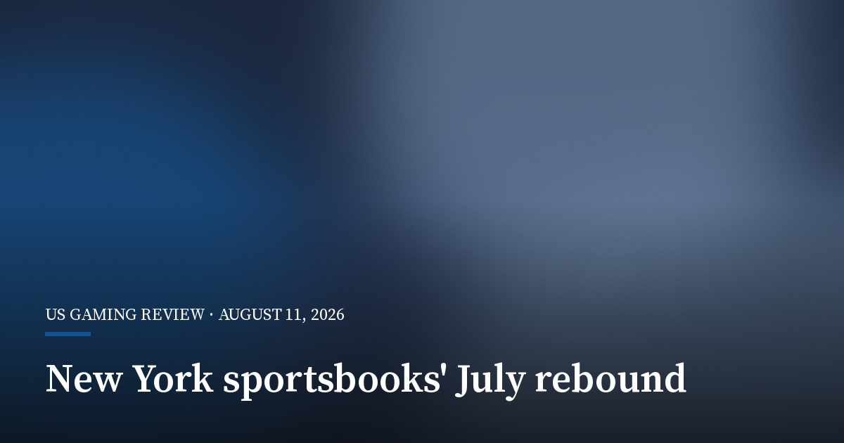 New York Sportsbooks' July Hold More Than Doubles