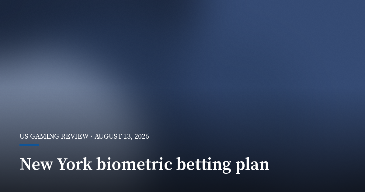 New York Commission Gets Record Pushback on Biometric Betting Plan