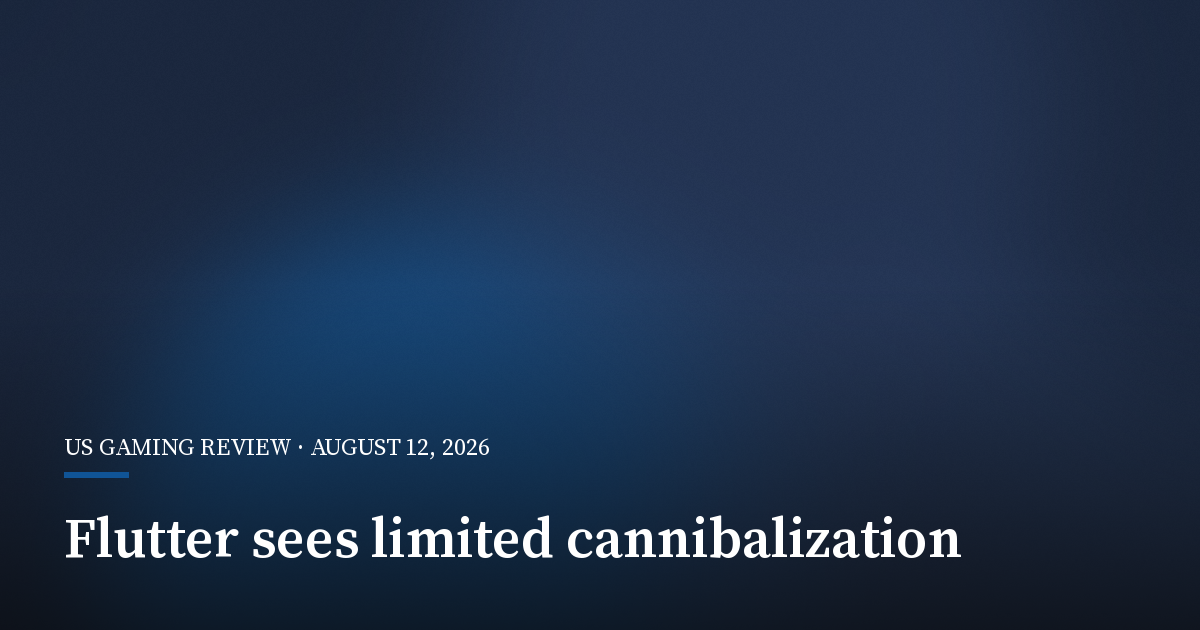 Flutter Sees Limited Cannibalization From Prediction Markets in Sportsbook States