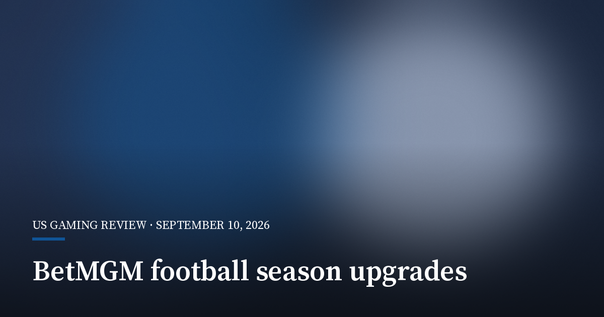 BetMGM Adds Pricing Tools and Weekly Games for Football Season
