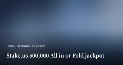 Stake.us Launches 500,000 All in or Fold Jackpot Through 2026